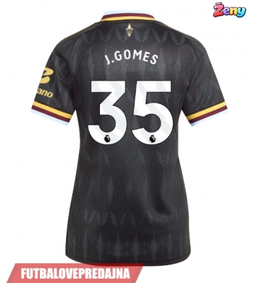 Lacne Ženy Futbalové dres Aston Villa Joao Gomes #35 2026-27 Krátky Rukáv - Preč